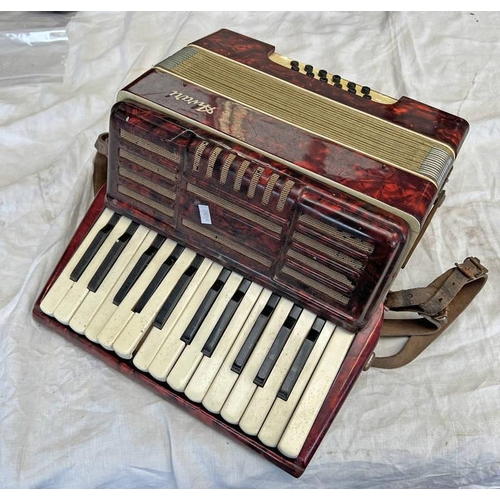 1485 - ACCORDION WITH NAME TO BODY & 13565 SERIAL NUMBER (AF)