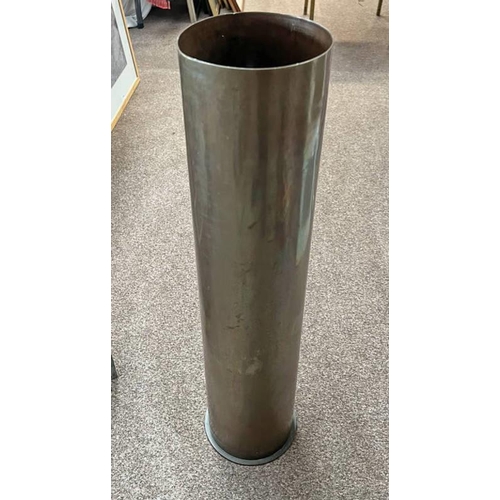 1637 - WW1 1918 ARTILLERY SHELL, 73CM TALL & 17.5CM ACROSS TO BASE