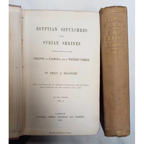 2195 - EGYPTIAN SEPULCHERS AND SYRIAN SHRINES, INCLUDING SOME STAY IN THE LEBANON AT PALMYRA AND IN WESTERN... 