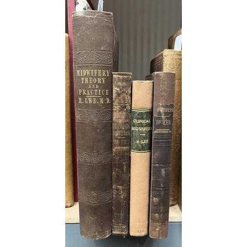 2236 - LECTURES ON THE THEORY & PRACTICE OF MIDWIFERY BY ROBERT LEE - 1844, 2 COPIES OF CLINICAL MIDWIFERY ... 