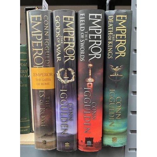 2251 - 4 EMPEROR SERIES BOOKS BY CONN IGGULDEN, TO INCLUDE: THE GATES OF ROME (SIGNED); THE DEATH OF KINGS;... 