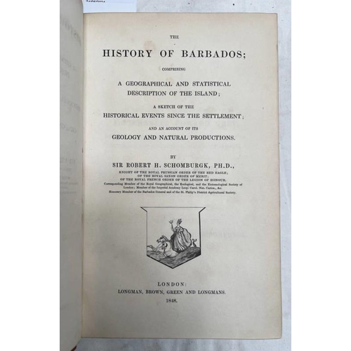 2268 - THE HISTORY OF BARBADOS; COMPRISING OF GEOGRAPHICAL AND STATISTICAL DESCRIPTION OF THE ISLAND BY SIR... 