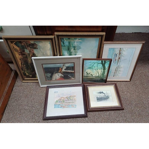 5051D - SELECTION OF FRAMED PICTURES