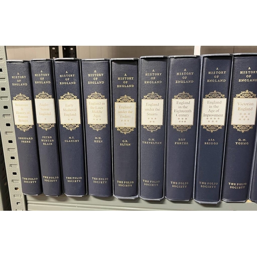 2032 - GOOD SELECTION OF FOLIO SOCIETY BOOKS ALL IN SLIPCASES TO INCLUDE; A HISTORY OF ENGLAND SERIES BY VA... 