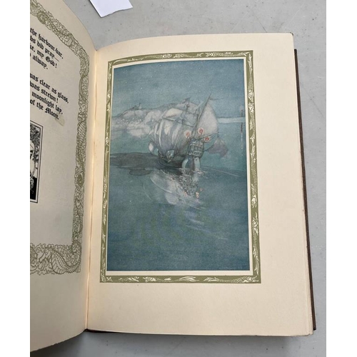 2146 - THE RIME OF THE ANCIENT MARINER BY SAMUEL TAYLOR-COLERIDGE, PRESENTED BY WILLY POGANY FULLY LEATHER ... 
