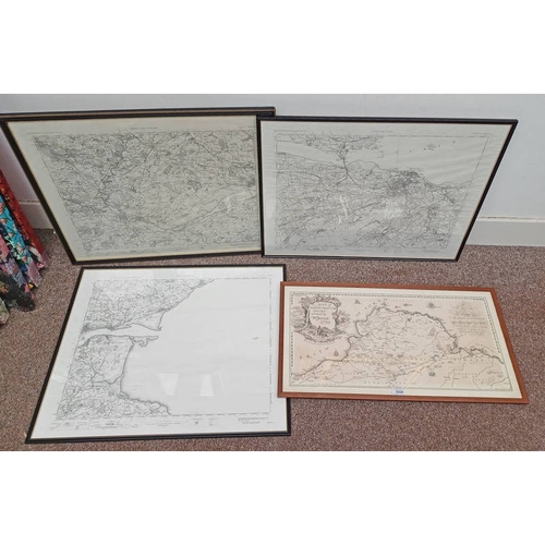 1024 - SELECTION OF ORDNANCE SURVEY MAPS OF NORTH EAST SCOTLAND ETC.