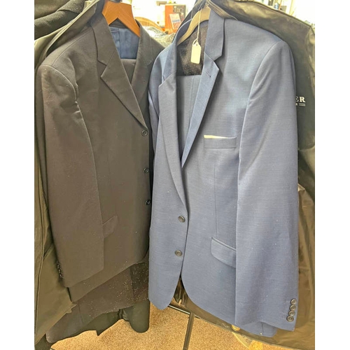 1279 - JASPER CONRAN BLUE SUIT AND A DANIEL HECKTER SUIT  -2-