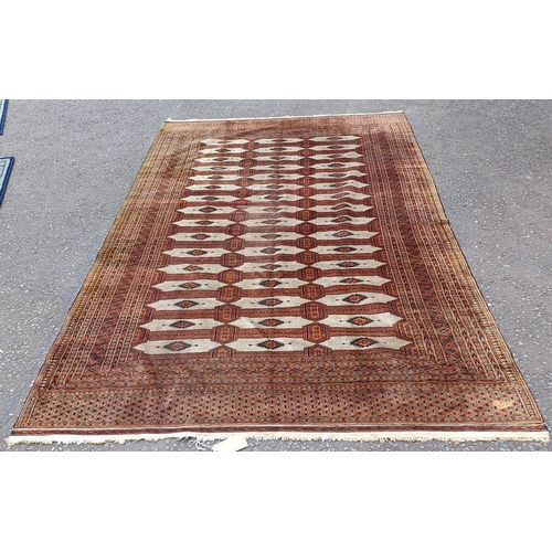 1425 - 100% WOOL PILE PAKISTAN RUG WITH JALDAR DESIGN 298 X 193CM