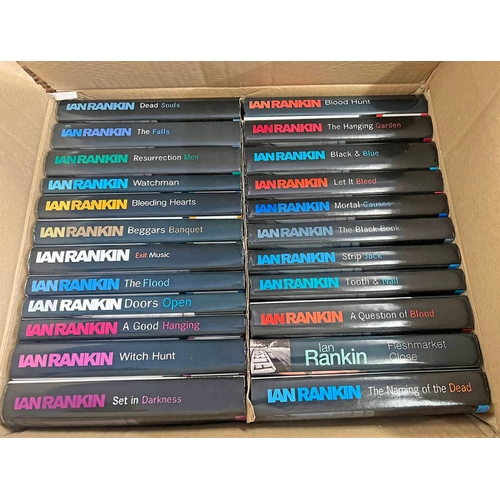 6052 - BCA COLLECTORS EDITION IAN RANKIN 23 VOLUME SET, IN ORIGINAL SHIPPING BOX OF ISSUE