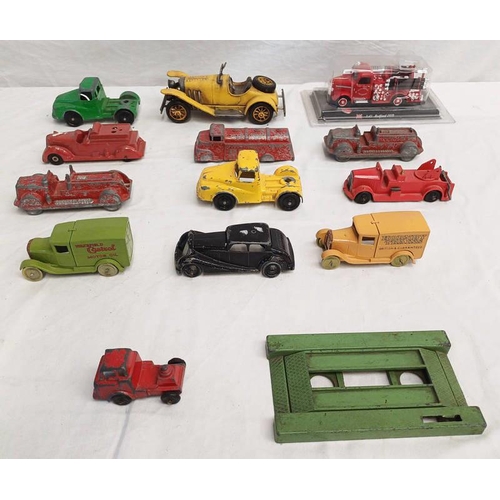 3060A - TWO REPRODUCTION DINKY TOYS SERIES 28 VANS AND OTHERS