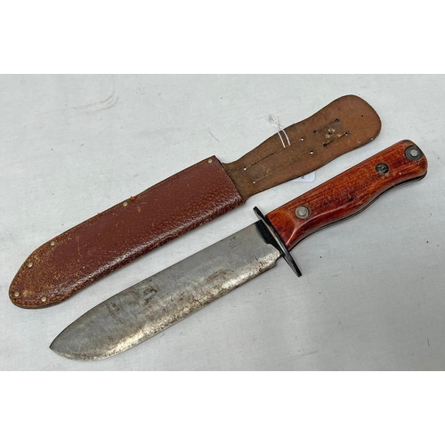 1118 - RODGERS, SHEFFIELD ENGLAND ROYAL AIR FORCE SURVIVAL KNIFE BLADE WITH MAKERS LOGO & '27C/2360' WITH B... 