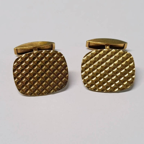 28 - PAIR OF 9CT GOLD CUFFLINKS - 10.0G