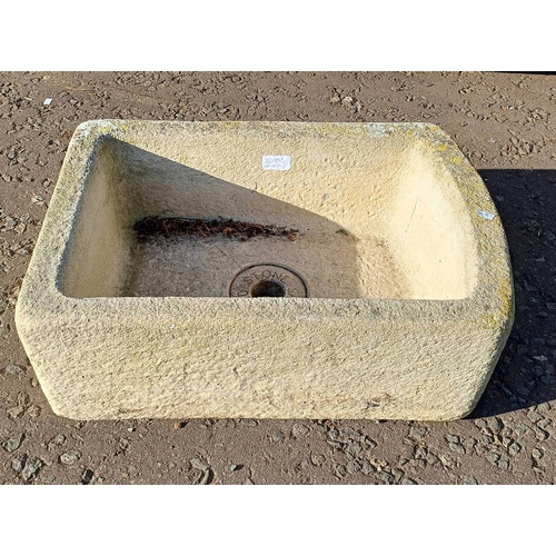 5229C - SANDFORD STONE TROUGH / SINK .  52 CM LONG X 38 CM WIDE