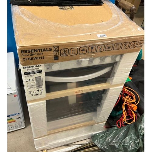 6009 - CURRY'S ESSENTIALS ELECTRIC OVEN - NEW STILL IN PACKAGING