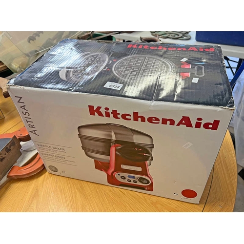 6036 - KITCHENAID ARTISAN WAFFLE BAKER IN BOX