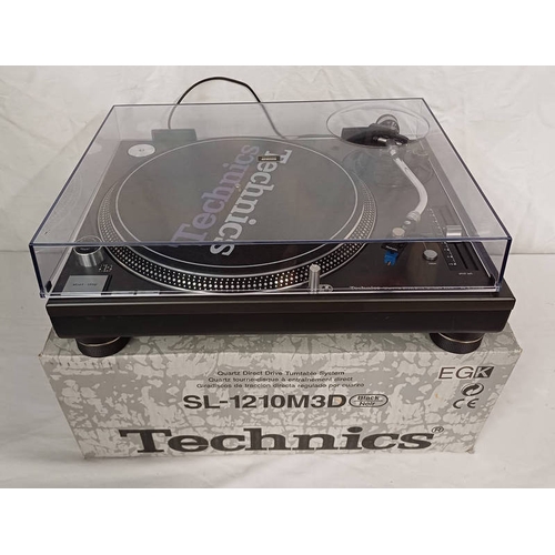 4117 - TECHNICS SL-1210M3D TURNTABLE. BOXED