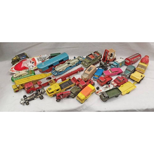 4118 - SELECTION OF VARIOUS PLAYWORN MODEL VEHICLES FROM SPOT-ON, MATCHBOX, CORGI ETC INCLUDING ROLLS ROYCE... 