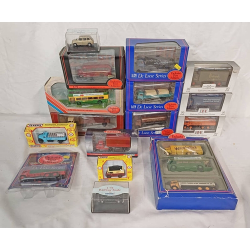 4185 - VARIOUS OO GAUGE SCALE MODEL VEHICLES FROM EFE, CLASSIX AND OXFORD DIECAST. ALL BOXED