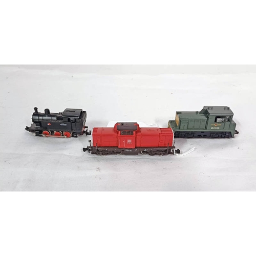 4237 - THREE N GAUGE LOCOMOTIVES FROM FLEISCHMANN, LIMA & MINITRIX