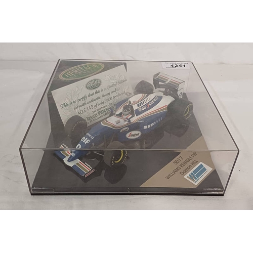 4241 - HERITAGE LIMITED EDITION 1 :24 SCALE WILLIAMS RENAULT FW16, DAMON HILL