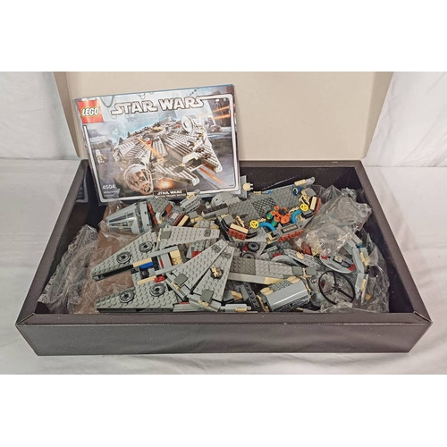 4261 - LEGO 4504 - STAR WARS MILLENNIUM FALCON ORIGINAL TRILOGY EDITION (UNCHECKED) BOXED WITH INSTRUCTIONS