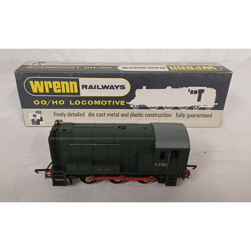 4288 - WRENN W2231 OO/HO GAUGE 0-6-0 BR GREEN DIESEL LOCOMOTIVE. BOXED