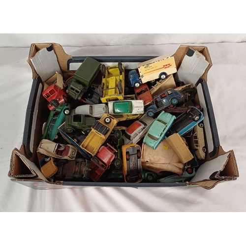 4290 - SELECTION OF PLAYWORN CORGI & DINKY MODEL VEHICLES INCLUDING DODGE ROYAL SEDAN, AUSTIN ATLANTIC, EUC... 