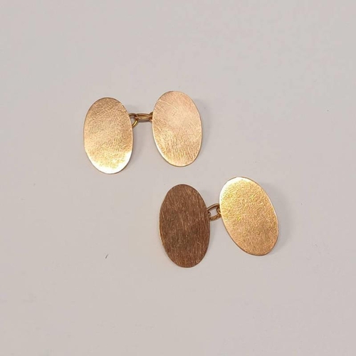 23 - PAIR OF 9CT GOLD CUFFLINKS - 4.2G