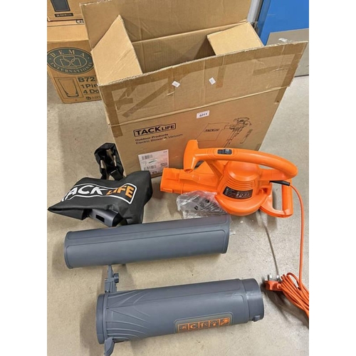 6011 - TACK LIFE ELECTRIC BLOWER & VACUUM IN BOX