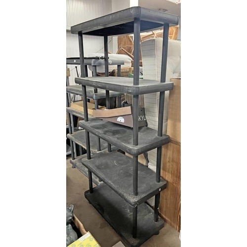 6050 - PLASTIC SHELVING UNIT