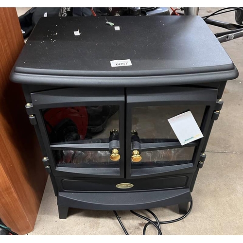 6057 - DIMPLEX ELECTRIC HEATER / FIRE