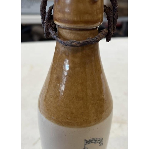 1000 - W A SCOTT MONTROSE CENTRAL HOTEL STONEWARE GINGER BEER BOTTLE WITH GEORGE LOW MONTROSE STOPPER, BUCH... 