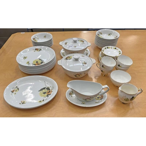 3114 - GLADSTONE CHINA, PORCELAIN DINNER & TEAWARE