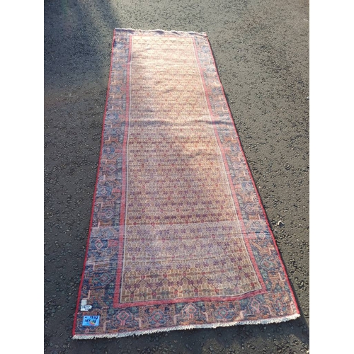 2070 - HAND WOVEN FULL WOOL PILE PERSIAN RUNNER KULIA ALL OVER DESIGN 320CM X 108CM