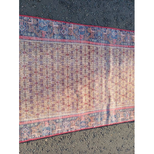 2070 - HAND WOVEN FULL WOOL PILE PERSIAN RUNNER KULIA ALL OVER DESIGN 320CM X 108CM