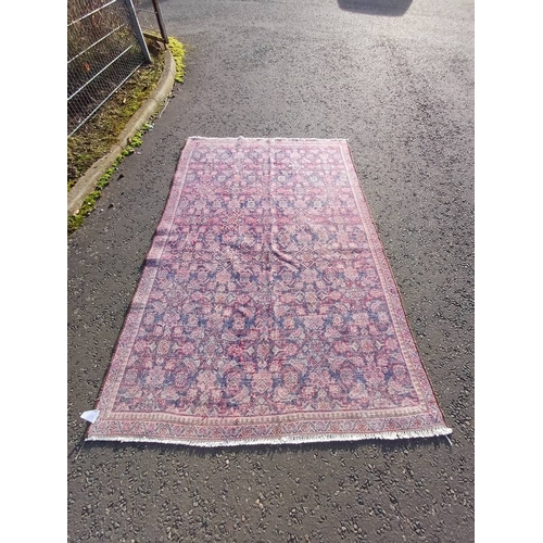 2124 - PERSIAN VILLAGE RUG WITH BESPOKE ALL OVER DESIGN WITH UNIQUE COLOURS 255CM X 173CM