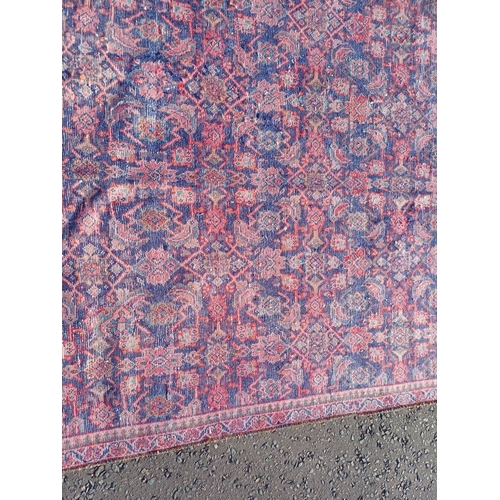 2124 - PERSIAN VILLAGE RUG WITH BESPOKE ALL OVER DESIGN WITH UNIQUE COLOURS 255CM X 173CM