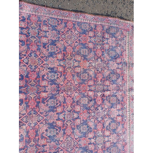 2124 - PERSIAN VILLAGE RUG WITH BESPOKE ALL OVER DESIGN WITH UNIQUE COLOURS 255CM X 173CM