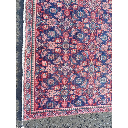 2124 - PERSIAN VILLAGE RUG WITH BESPOKE ALL OVER DESIGN WITH UNIQUE COLOURS 255CM X 173CM