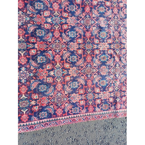 2124 - PERSIAN VILLAGE RUG WITH BESPOKE ALL OVER DESIGN WITH UNIQUE COLOURS 255CM X 173CM