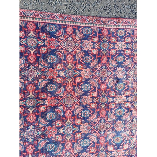 2124 - PERSIAN VILLAGE RUG WITH BESPOKE ALL OVER DESIGN WITH UNIQUE COLOURS 255CM X 173CM