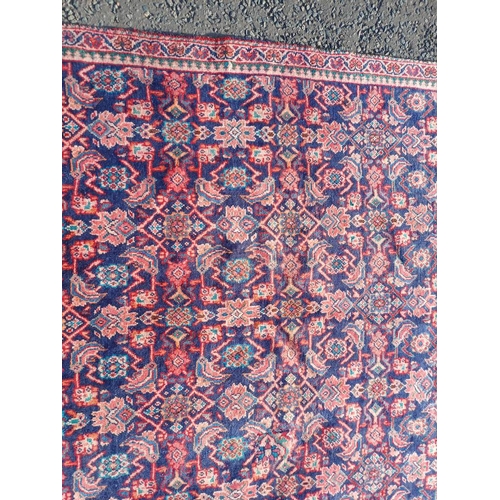 2124 - PERSIAN VILLAGE RUG WITH BESPOKE ALL OVER DESIGN WITH UNIQUE COLOURS 255CM X 173CM