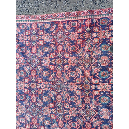 2124 - PERSIAN VILLAGE RUG WITH BESPOKE ALL OVER DESIGN WITH UNIQUE COLOURS 255CM X 173CM