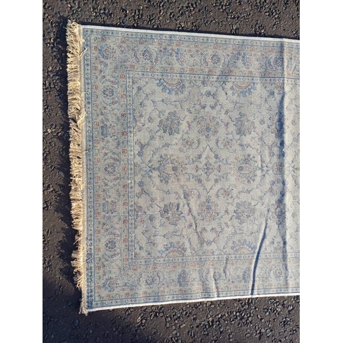 2148 - FULL PILE KASHMIR RUG WITH ALL OVER ZIEGLER FLORAL DESIGN 172 X 116CM