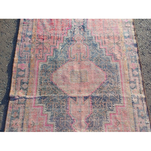 2160 - MULTICOLOURED HAND WOVEN FULL PILE PERSIAN VILLAGE RUG 297 CM X 153CM