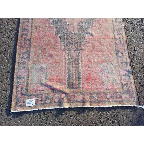 2160 - MULTICOLOURED HAND WOVEN FULL PILE PERSIAN VILLAGE RUG 297 CM X 153CM