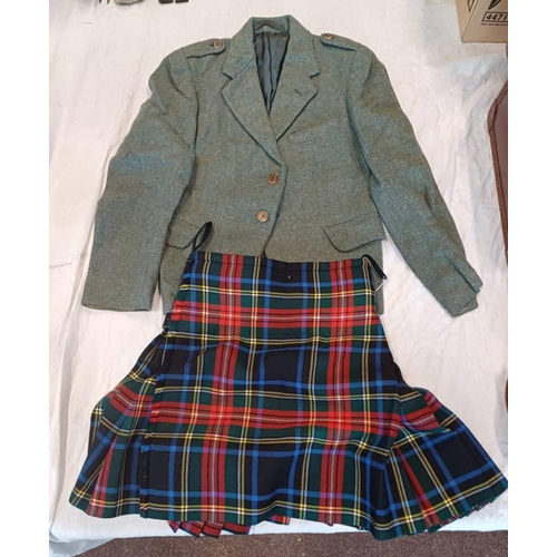 1289 - CHILDS KILT JACKET AND TARTAN KILT