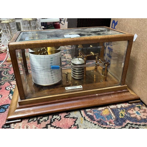 1298 - CHAD BURNS LTD OPTICIANS LIVERPOOL CASED BAROGRAPH