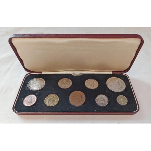 1326 - 1943 GEORGE VI SPECIMEN COIN SET IN CASE