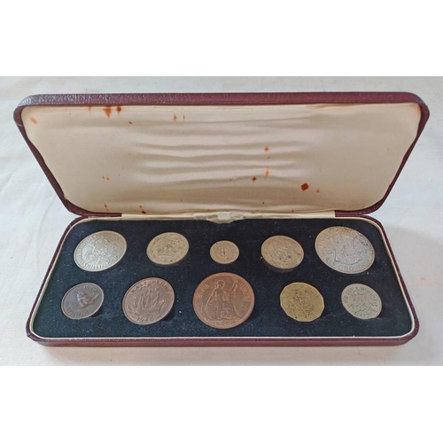 1356 - 1940 GEORGE VI SPECIMEN COIN SET IN CASE